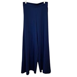NWT Elena Moore Studio Elegant Navy Blue Women's Wide-Leg Pants_2